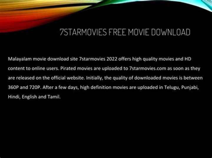 7 Star Movies Download: Your Ultimate Guide to Accessing High-Quality Films